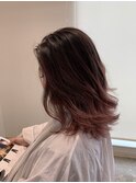 ピンクバレイヤージュ