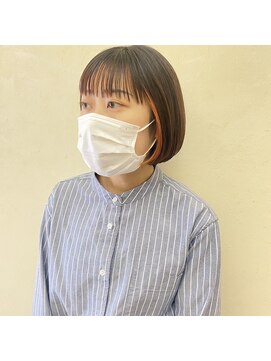 インサイドアウト(IN SIDE OUT+) インナーカラー / インナーオレンジ / ボブ【IN SIDE OUT+】