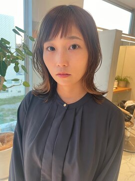 ガリカ 博多(Gallica) 【恒吉佐央里】くびれミディアムレイヤー/インナーカラー<博多>