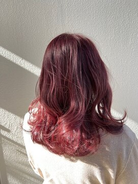 トータルビューティーサロン トップスタイル グラデーションワイン