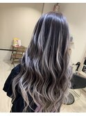 バレイヤージュ風デザイン