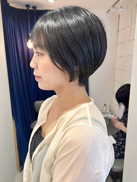 レトン 銀座(leton) 前下がりショートボブ/くせ毛ショート/大人ショート/大人可愛い