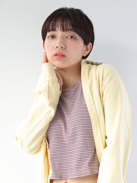 チャンチ(chanch) シースルーバング　タイトショート