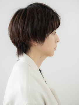 トニーアンドガイ メン 与野駅前店(TONI&GUY MEN) 斜めバングで目力UP！アースカラーナチュラルショートc与野