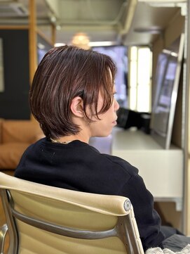 トランクサロンカッパード 大人マッシュボブ＋パーマ＋イルミナカラー＋生コラーゲンTR