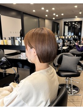 ハルキ ミナト ジャパン オオサカ(HARUKI MINATO japan OSAKA) ミニボブ 20代30代40代ヘア 小顔 大阪ボブ 梅田