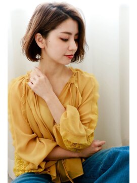 フェリアファム 北千里(FERIA fam) 北千里/吹田●丸みショート/ミニボブ/くびれショートボブ [里深]