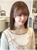 Myrtille☆肩上ボブ×ミルキーベージュ