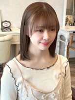 レガロヘアーデザイン(Regalo hair design)&nbsp;Myrtille☆肩上ボブ×ミルキーベージュ