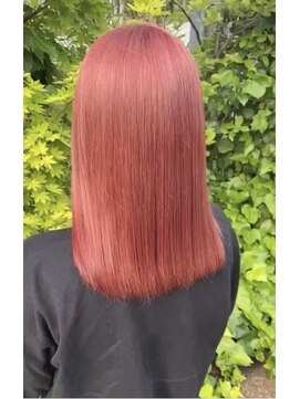 アライズ(ARISE) ピンクバイオレット_グレージュカラーボブウルフ