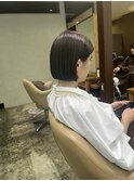 ボブ×オリーブグレージュ : 佐藤