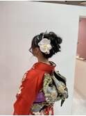 振袖アップヘア