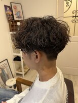 メンズサロン ルーブ 新潟(メンズサロンLOOB)&nbsp;波巻きスパイラルパーマツーブロック刈り上げメンズマッシュ