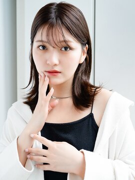 エインアンリー 表参道(AIN.ANLY.) 2メルティカラーフェミニンロングウェーブミディアム小顔カット