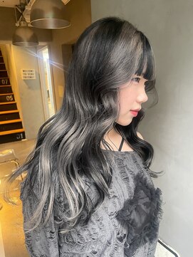 ジーナ(XENA) ワイドバング　デザイングレーカラー