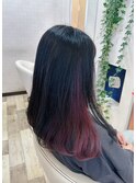 《リップソウル》暗めグレージュカラー＊インナーwine color