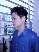 チクロヘアー(Ticro hair) メンズショート　スパイキーショート　ピンパーマ
