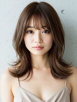 アポロ 横浜駅店(apollo)&nbsp;xカット//ホワイトグレージュ/レイヤーカット/チェリーブラウン