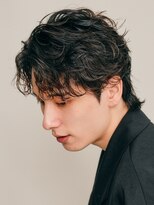 フィフス(fifth)&nbsp;原宿無造作シャドウパーマ微分けマッシュカットビジネスヘア30代