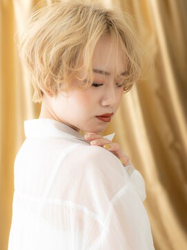 カバーヘア 上尾西口店(COVER HAIR) □ハイトーンカラー外国人風マッシュウルフ406上尾10代20代30代