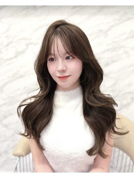 ロンド フィーユ(Lond fille) オリーブグレー/韓国風巻き/レイヤーカット/マロンベージュ/銀座