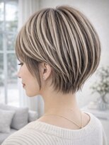 ヘアーサロン リーベ 東久留米店(Hair Salon Liebe)&nbsp;ブリーチハイライト髪質改善ダブルカラーレイヤーカット