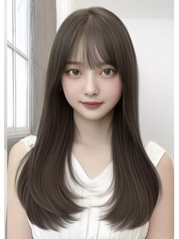 ユーフォリア エヌ 池袋サンシャイン通り店(Euphoria +n)の写真/<池袋>簡単に巻けてアレンジも楽しめる!トレンドの「レイヤー」でオシャレ度UP◎カット+カラー+TR￥9900