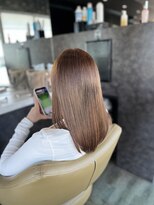 ヘアデザイナーズサロン 三嶋&nbsp;NOブリーチでミルクティグレージュ