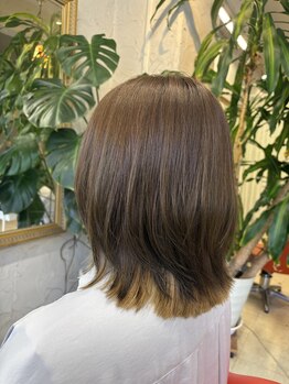 ボンビィヴァン(bon-vivant)の写真/ハイライトカラーと白髪ぼかしで叶える、あなただけのデザインカラー体験☆ヘナも◎