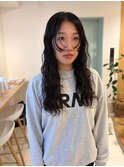 ロングパーマ