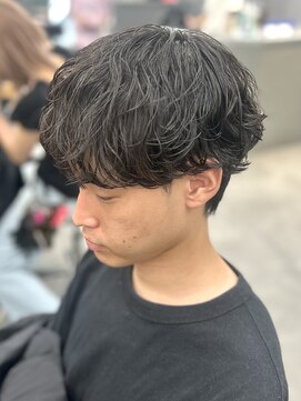 オーバルバイアピッシュ(OVARL by apish) シャドウパーマニュアンスパーマメンズパーマ