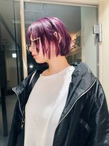 ギグス 栄店(gigs)&nbsp;パープル　ボブ　ラベンダー　似合わせ　栄