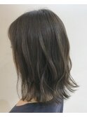 【GOOD DAY HAIR】《肩上ボブ:ロブ:シアーグレージュ》下北沢