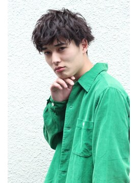 ブークル(boucle) 細束無造作パーママッシュ