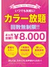 【博多初】4ヶ月カラー染め放題チケット(上限６回まで) ¥8800