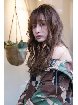 オースティン 門前仲町(AUSTIN) 前髪かき上げイメチェンイヤリングカラーラベンダーカラーくびれ