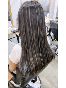 シェア 天王寺(share) コントラストハイライト[グレージュアッシュ/グレージュカラー]