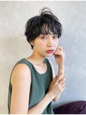 【green】マッシュ×ニュアンスパーマ