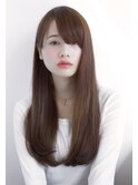 髪質改善/縮毛矯正さらさらストレート/アッシュブラウンc