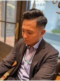 スキンフェードツーブロック刈り上げジェットモヒカンマンバン