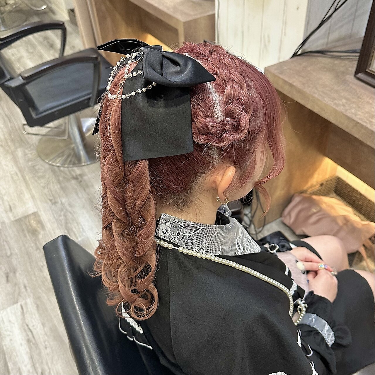 あみかちゅポニーテール＊：L181023211｜ヘアセット アリエス 新宿駅前