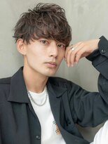 ハバナ 渋谷(HAVANA)&nbsp;アッシュブラック/マッシュパーマ/束感/刈り上げ/波巻き