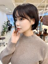 キアラ(Kchiara) 前髪あり黒髪ショート福岡川野直人