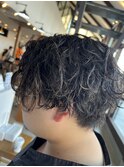 波巻きパーマ