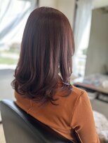 コアフィールフィス(COIFFURE fils)&nbsp;【見附　今町】M3Dカラー　ピンクレッド　似合わせカラー