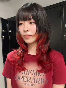 ニューワン バイ ネイバー 立川(Newone by neighbor) レイヤーカットナチュラルハイトーンデザインカラー[立川駅]