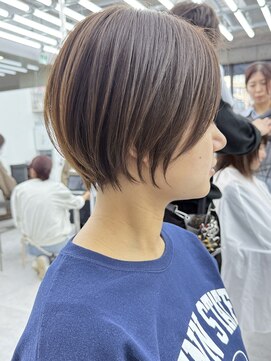 ビューブルー 亀戸錦糸町(VIEW BLUE) 美髪シアーカラーピンクブラウンショート