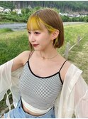 成人式はダブルカラー、インナーカラー♪