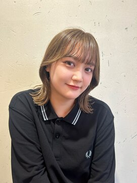 ドルセ(Dulce) ベージュカラー×顎下ボブ