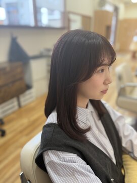 ココカラヘアー プラス(cococara‐hair plus) 顔まわりカット×透明感カラー